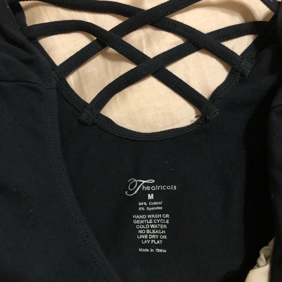 Cotton trestle back long sleeve leotard - Picture 6 of 6